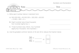 Math Warm-Up 48 for Gr. 5 & 6: Numbers and Numeration