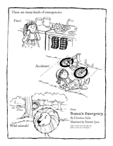 Peanut's Emergency Coloring Page