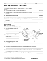 How Are Mountains Classified?
