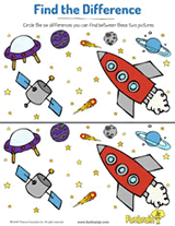 Outer Space Find the Difference